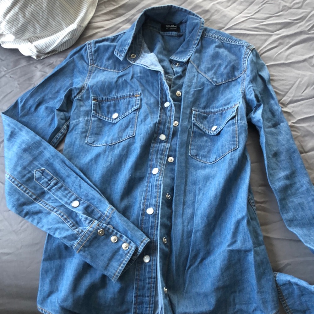 Talula denim shirt xxs